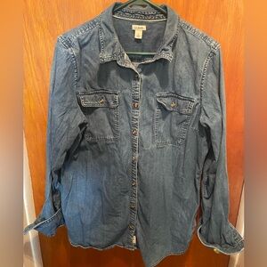 Ll bean denim shirt